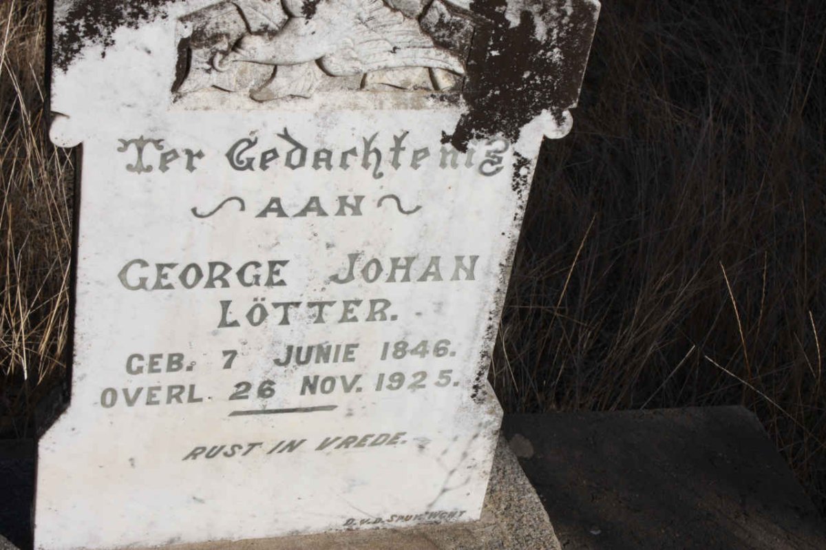 L0TTER George Johan 1846-1925