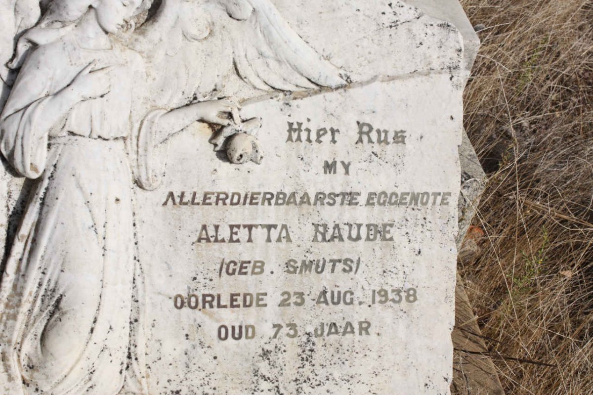 NAUDE Aletta nee SMUTS -1938