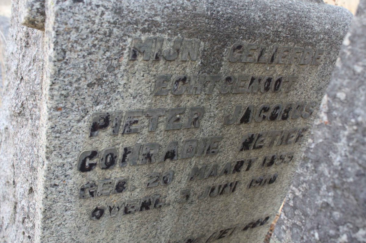 RETIEF Pieter Jacobus Conradie 1853-1910