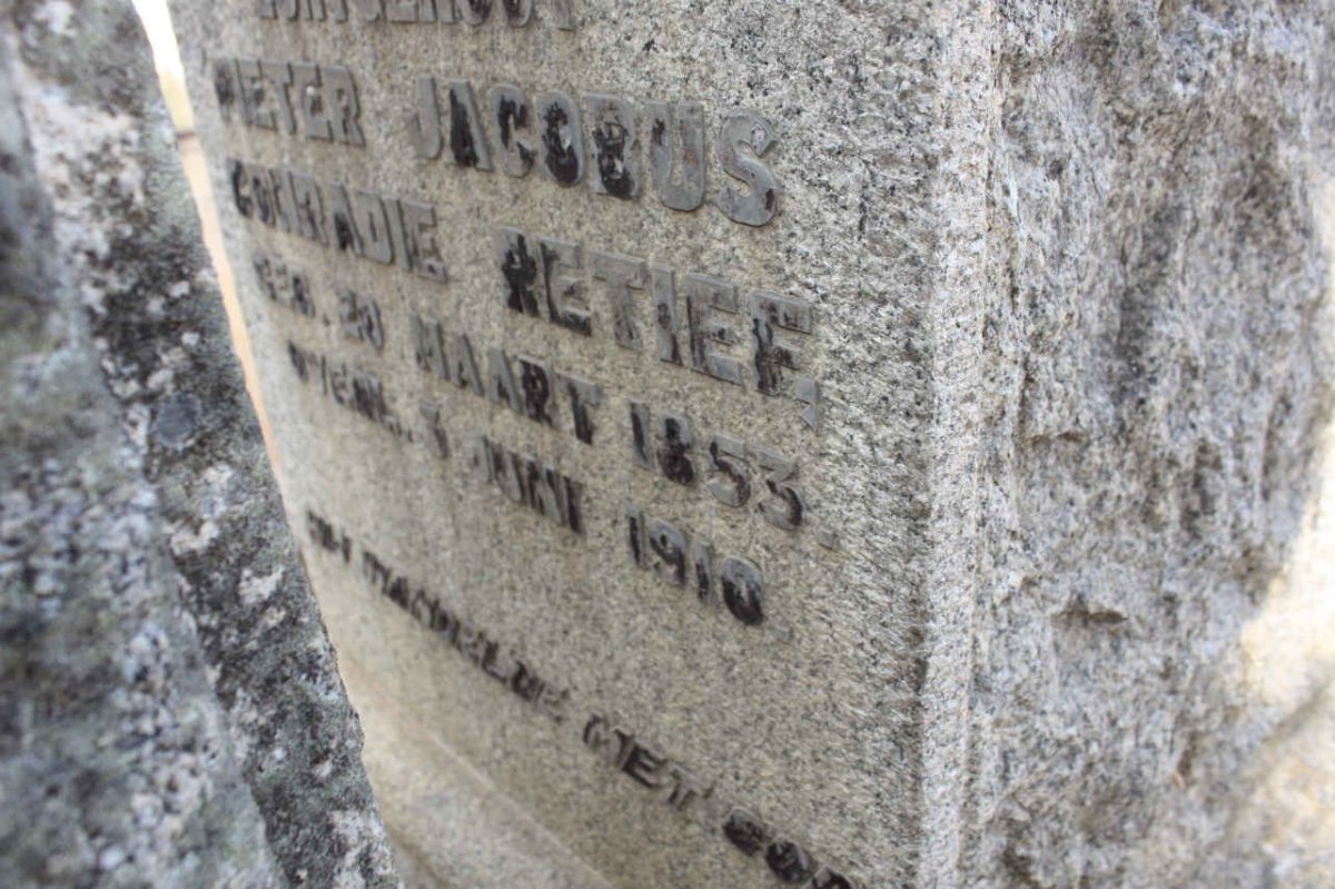 RETIEF Pieter Jacobus Conradie 1853-1910