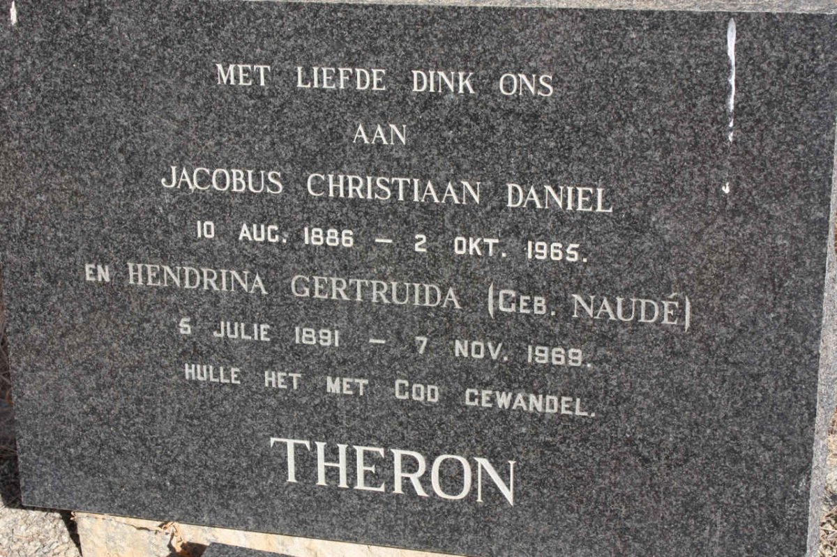 THERON :: NAUDE :: BURGER
