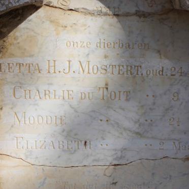 TOIT, du :: MOSTERT