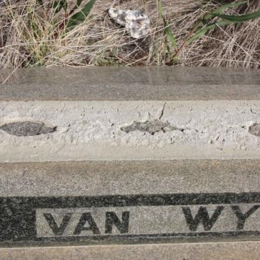 WYK Abraham J.N.C., van 1863-1939 &amp; Margaretha J. THERON 1865-1945