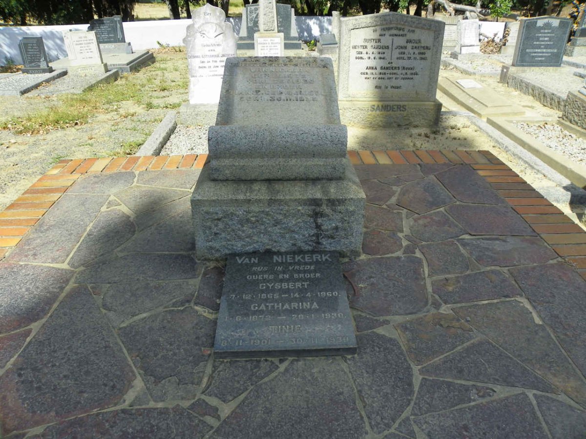 NIEKERK Gysbert, van 1965-1960 &amp; Catharina 1872-1930 :: NIEKERK Tinie, van 1901-1930