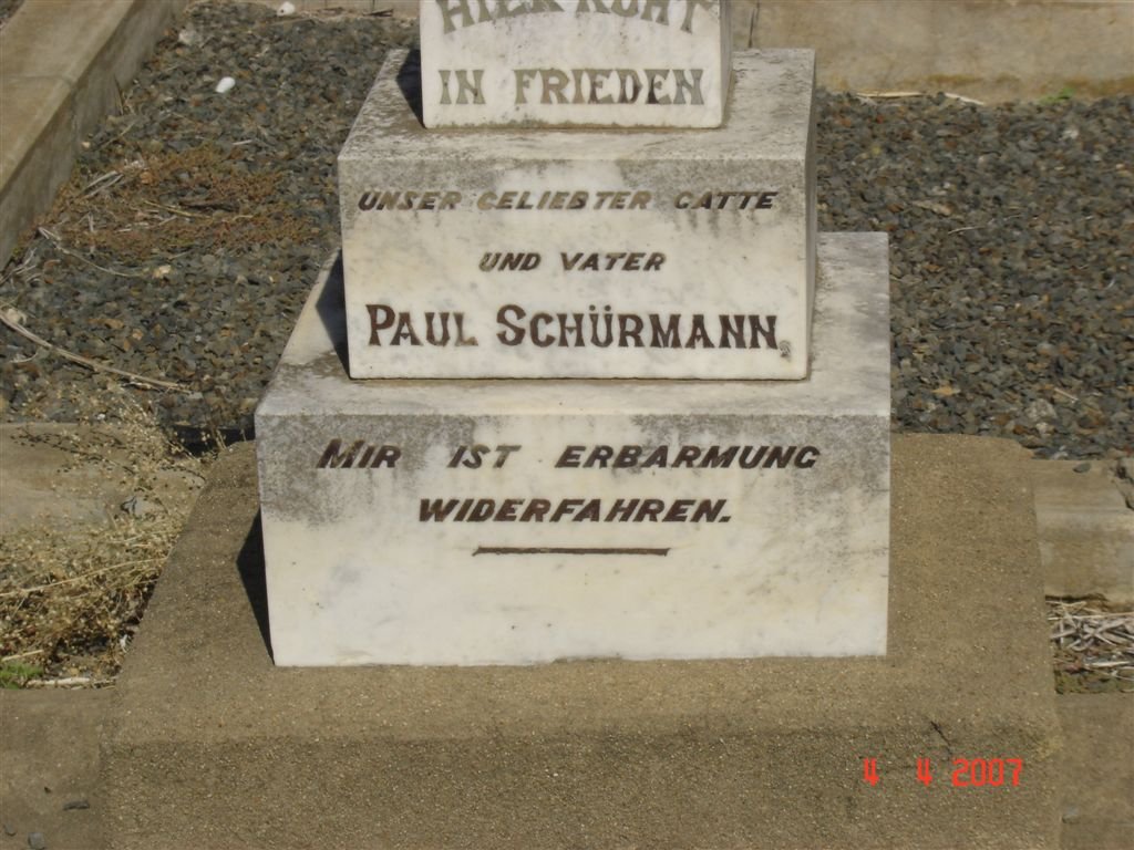 SCHURMANN Paul
