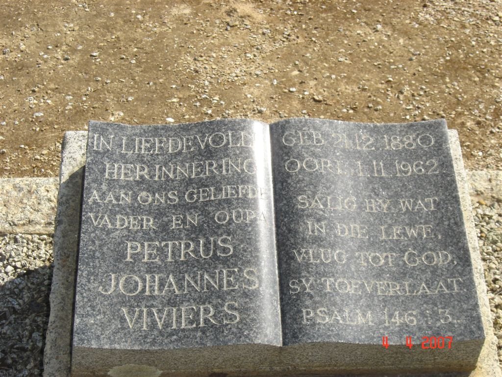 VIVIERS Petrus Johannes 1880-1962