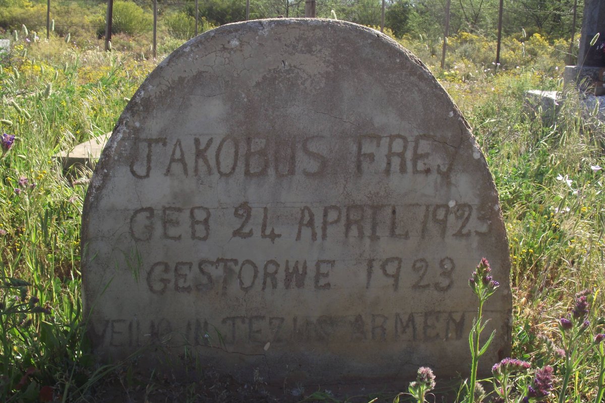FREY Jakobus 1923-1923