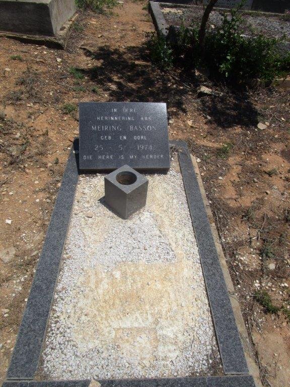BASSON Meiring 1974-1974