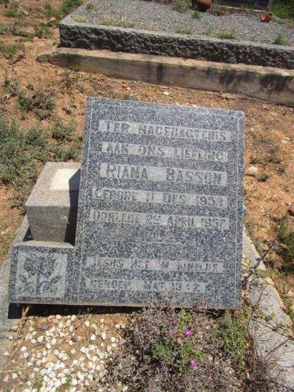 BASSON Riana 1953-1957