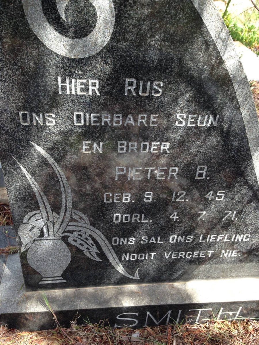 SMITH Pieter B. 1945-1971