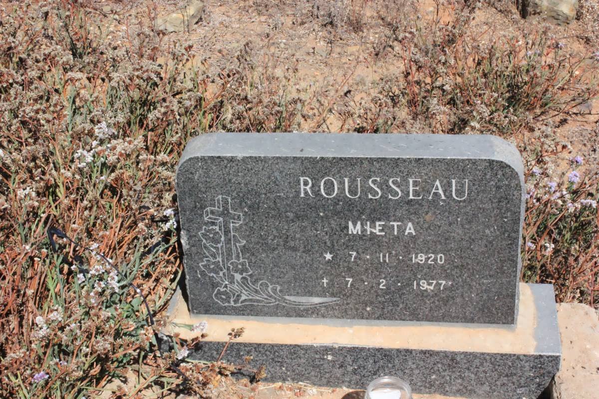 ROUSSEAU Mieta 1920-1977