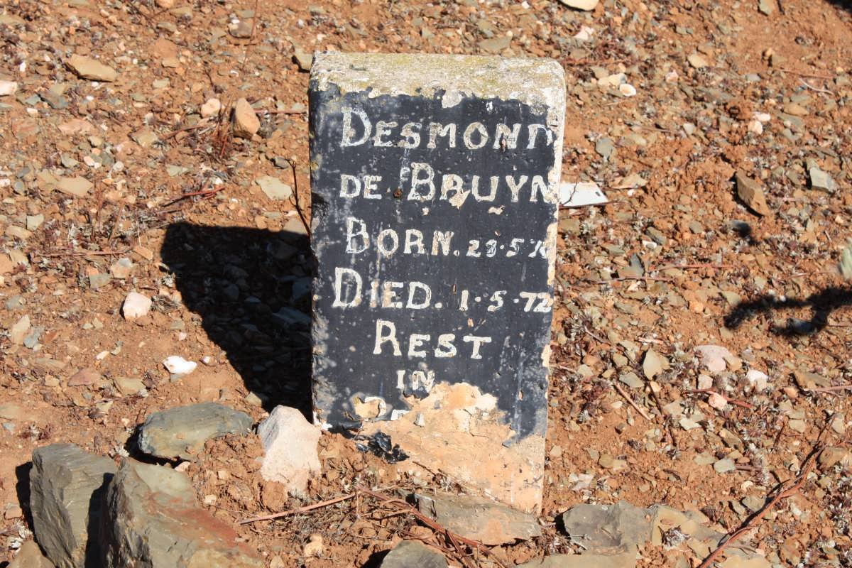 BRUYN Desmont, de -1972