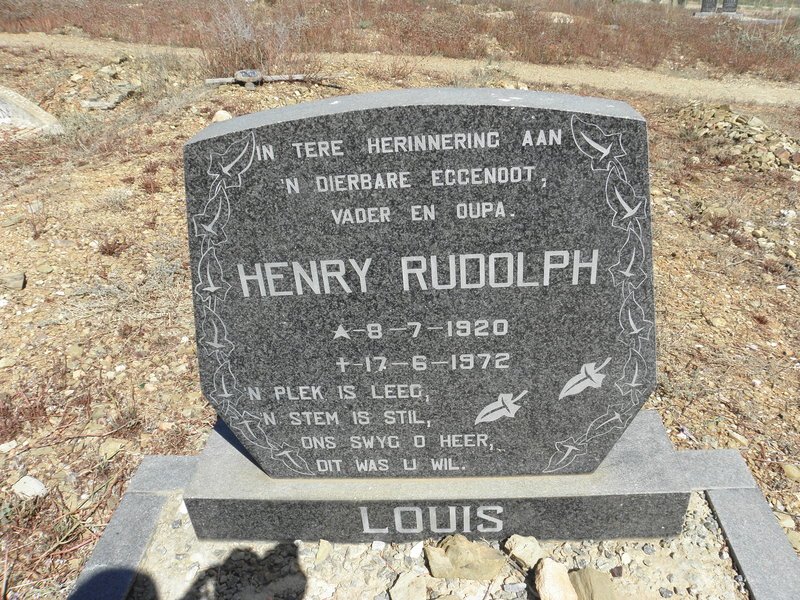 LOUIS Henry Rudolph 1920-1972