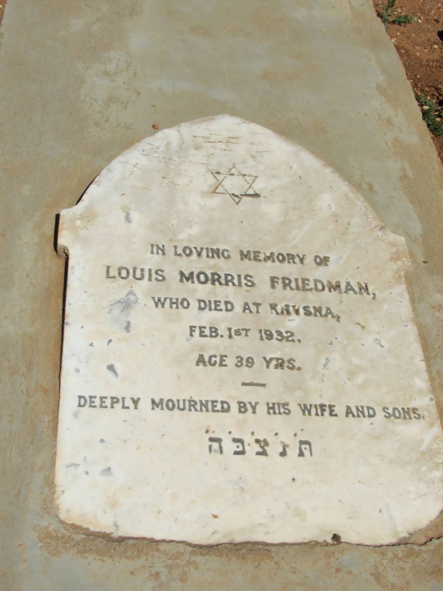 FRIEDMAN Louis Morris -1932