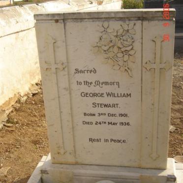 STEWART George William 1901-1936