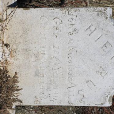 A? Johan Nicholaas 1914-19??