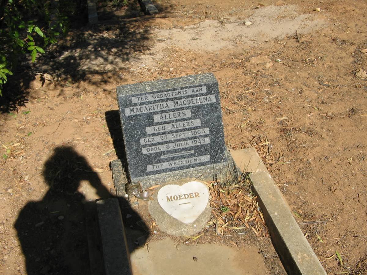 ALLERS Magaritha Magdalena nee ALLERS 1863-1943