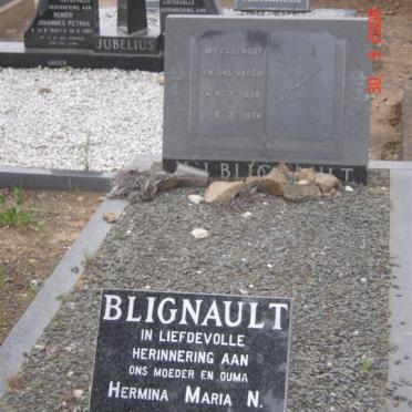 BLIGNAULT H.J. 1908-1978 &amp; Hermina Maria N. 1916-2003