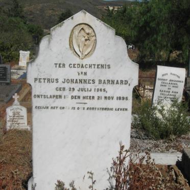 BARNARD Petrus Johannes 1865-1895