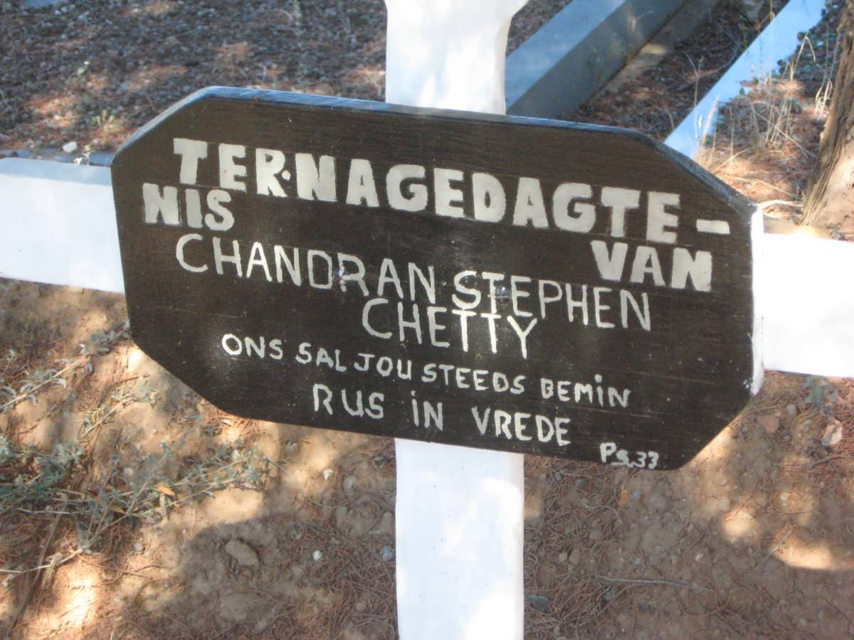 CHETTY Chandran Stephen