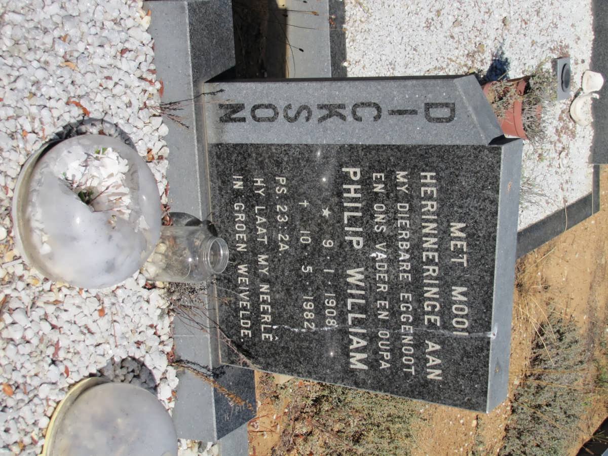 DICKSON Philip William 1908-1982