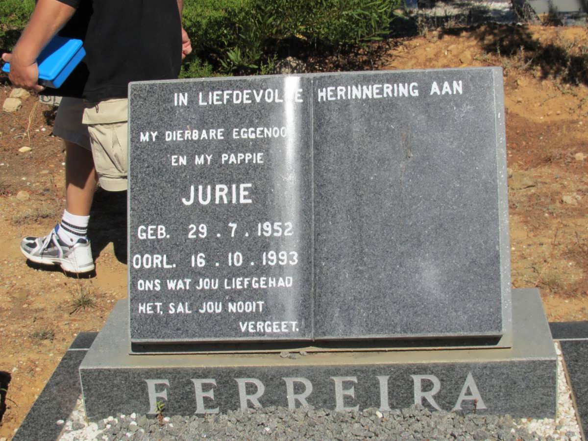 FERREIRA Jurie 1952-1993 :: FERREIRA Theo