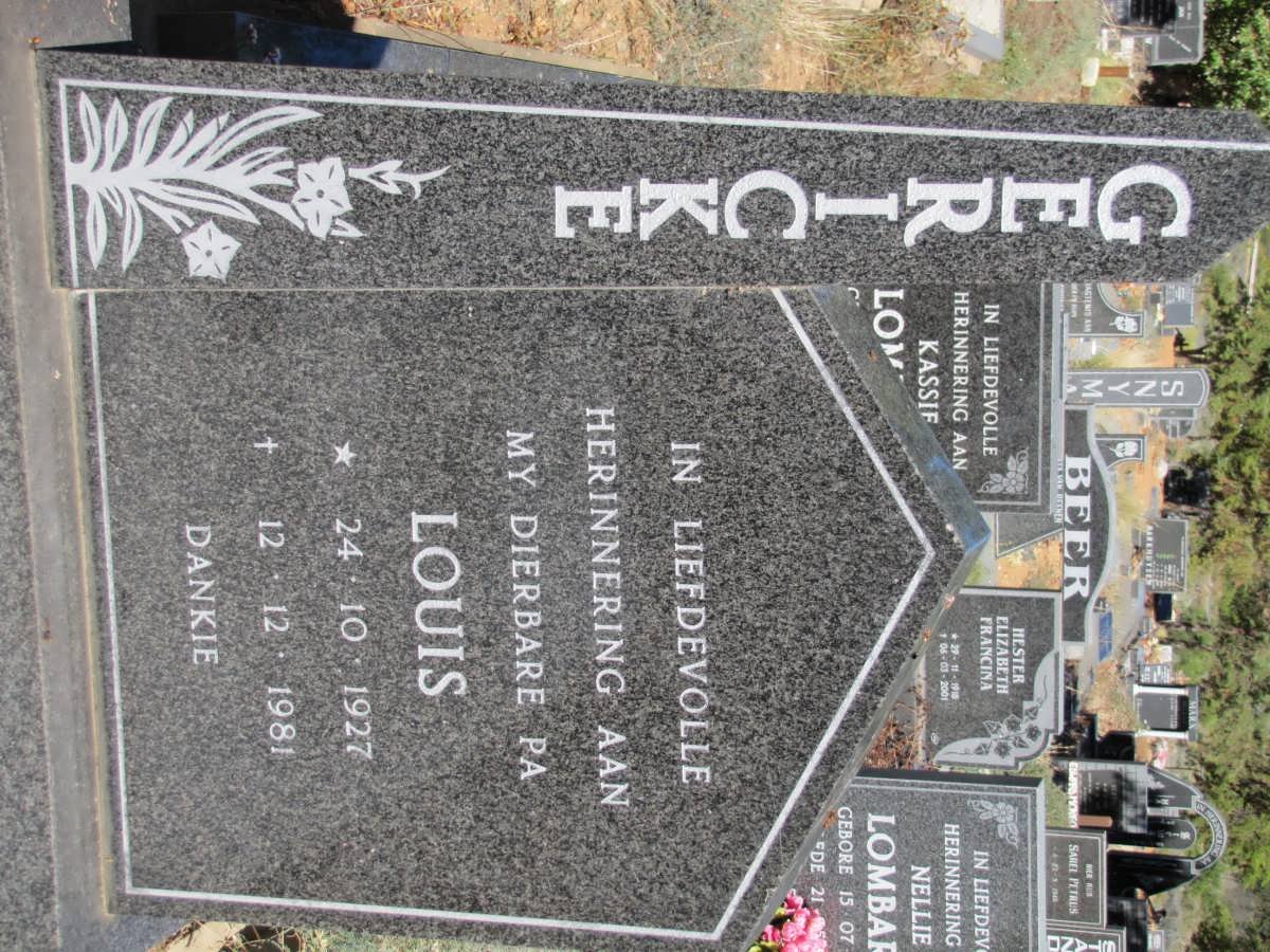 GERICKE Louis 1927-1981