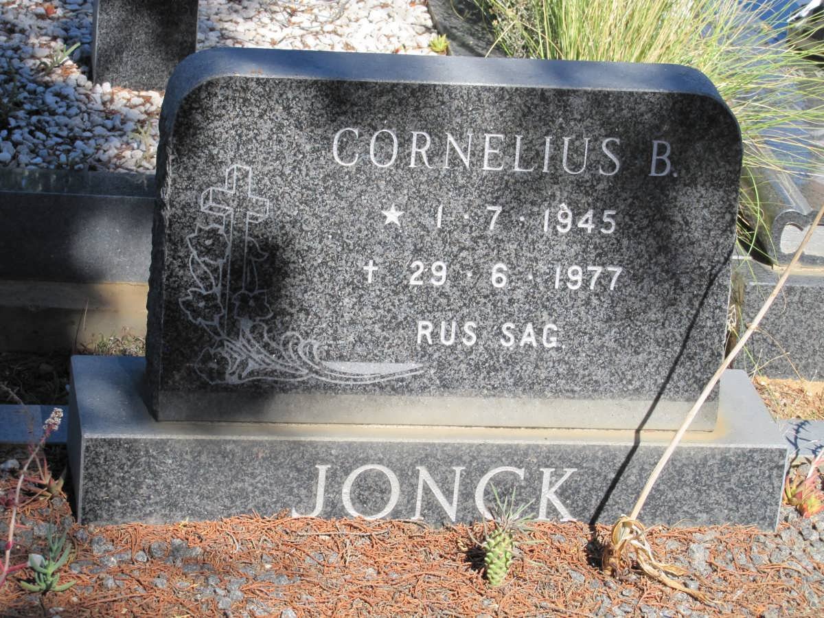 JONCK Cornelius B. 1945-1977