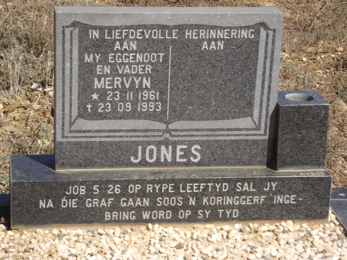 JONES Mervyn 1961-1993
