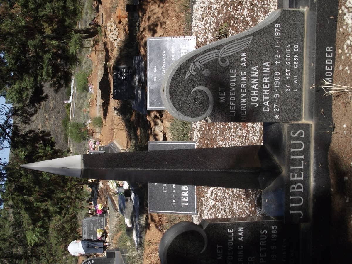 JUBELIUS Renier Johannes Petrus 1910-1985 &amp; Johanna Catherina 1908-1979