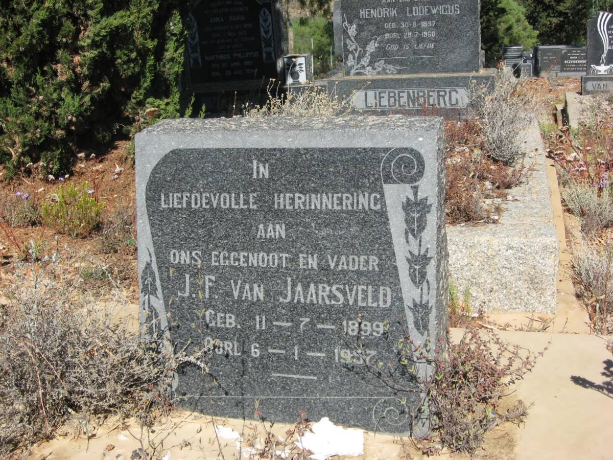 JAARSVELD J.F., van 1899-1957