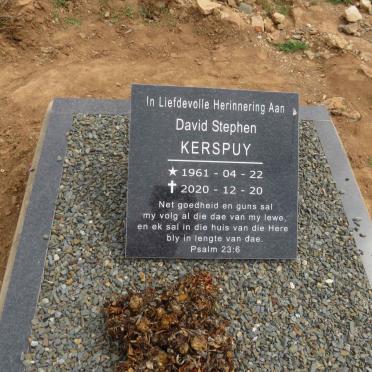 KERSPUY David Stephen 1961-2020