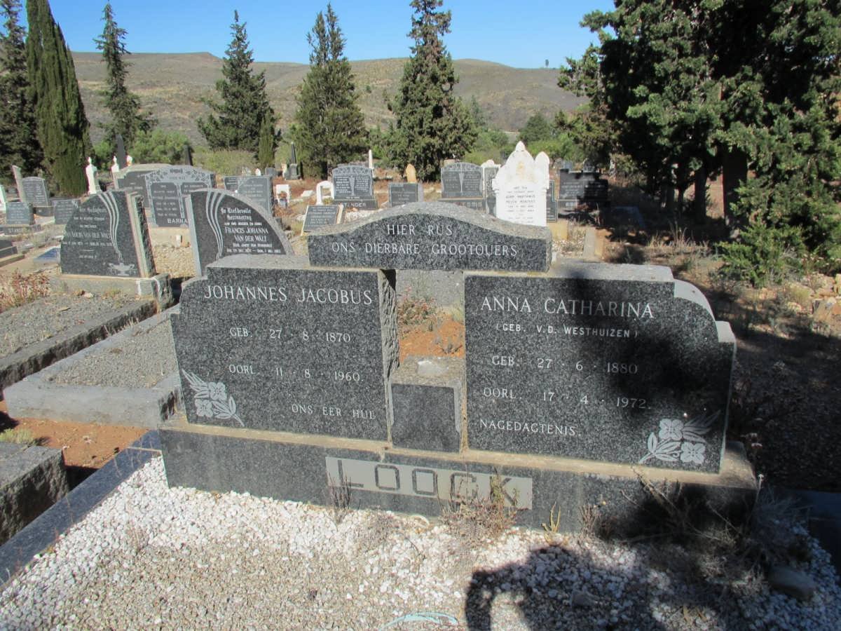LOOCK Johannes Jacobus 1870-1960 &amp; Anna Catharina van der WESTHUIZEN 1880-1972