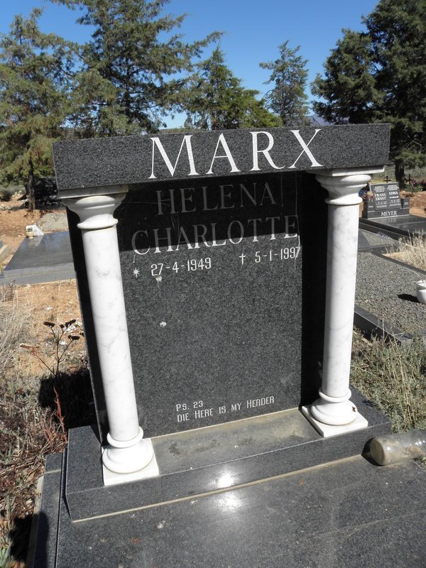MARX Helena Charlotte 1949-1997