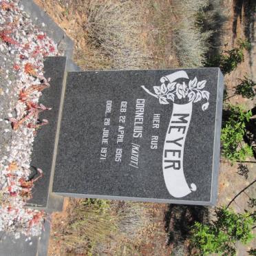 MEYER Cornelius 1905-1971