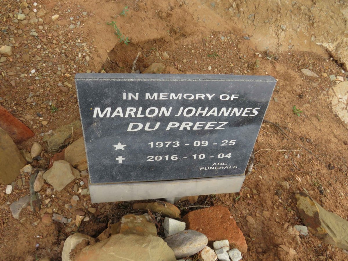PREEZ Marlon Johannes, du 1973-2016