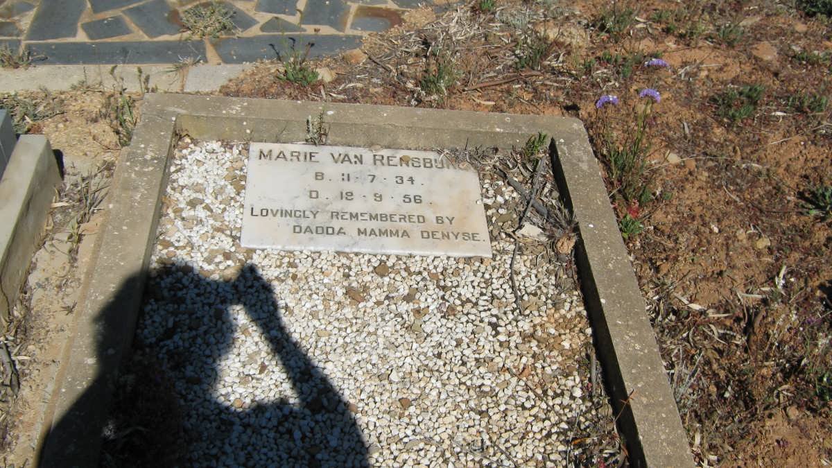 RENSBURG Marie, van 1934-1956