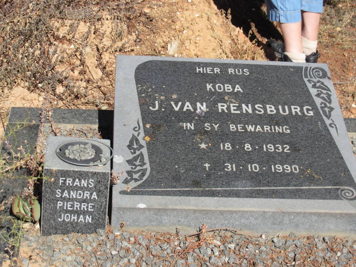 RENSBURG Koba, J. van 1932-1990