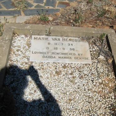 RENSBURG Marie, van 1934-1956