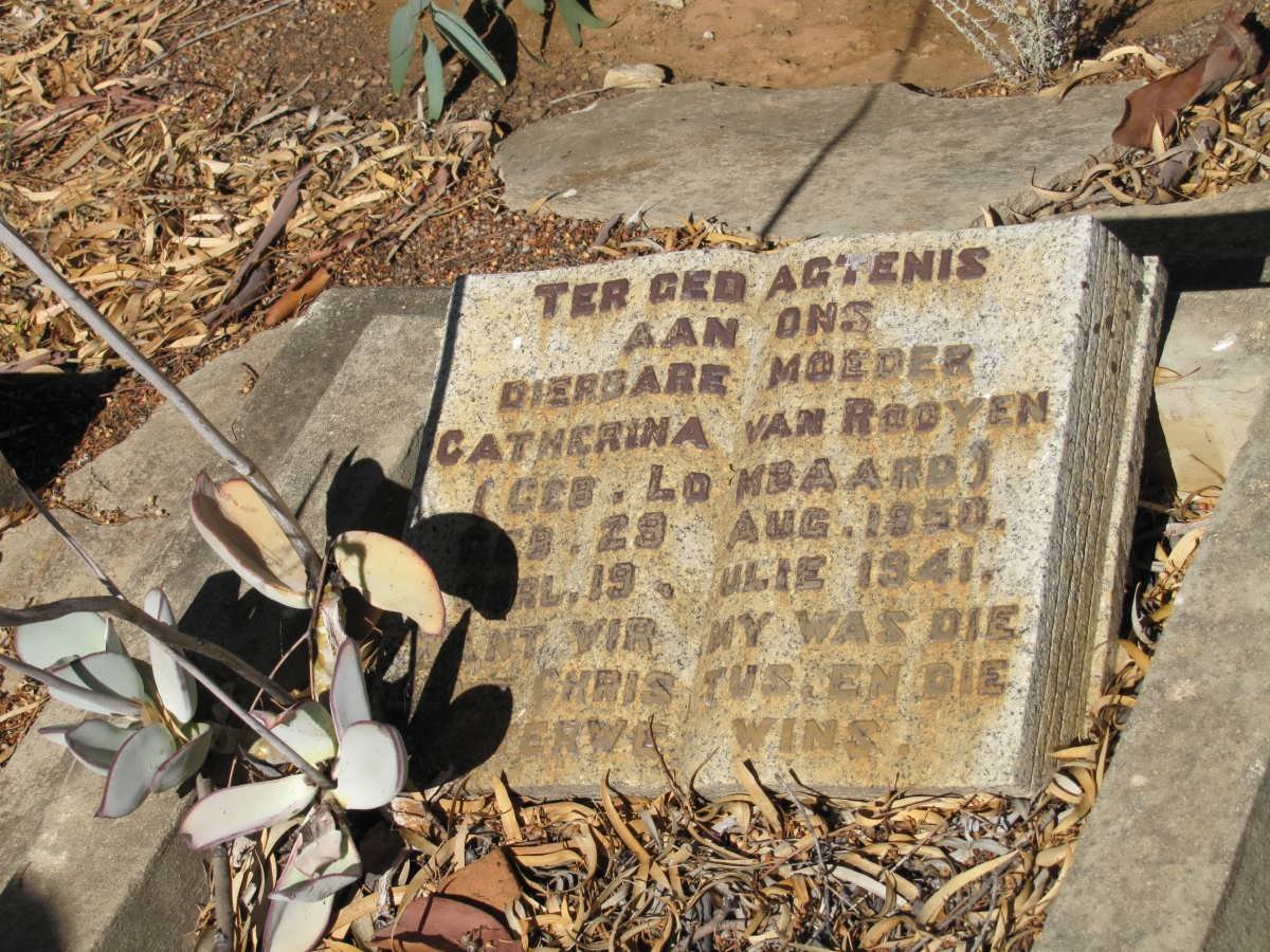 ROOYEN Catherina, van nee LOMBAARD 1850-1941