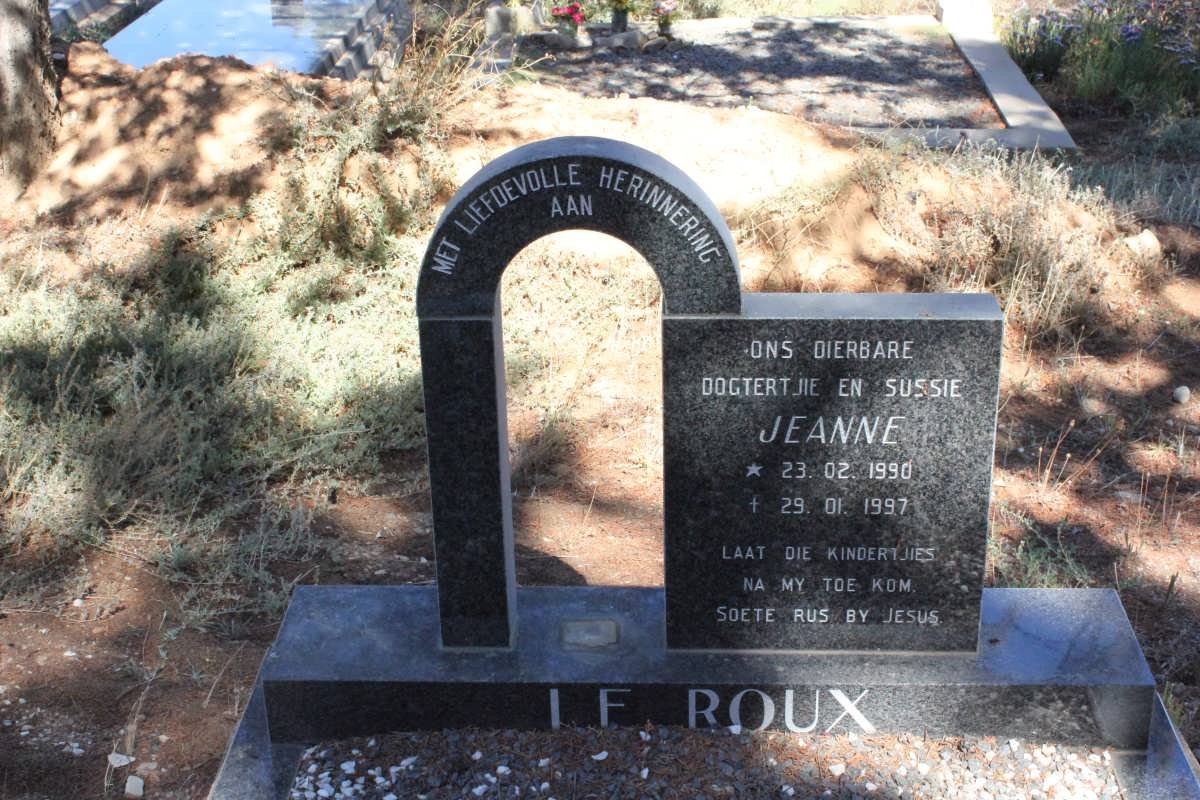 ROUX Jeanne, le 1990-1997