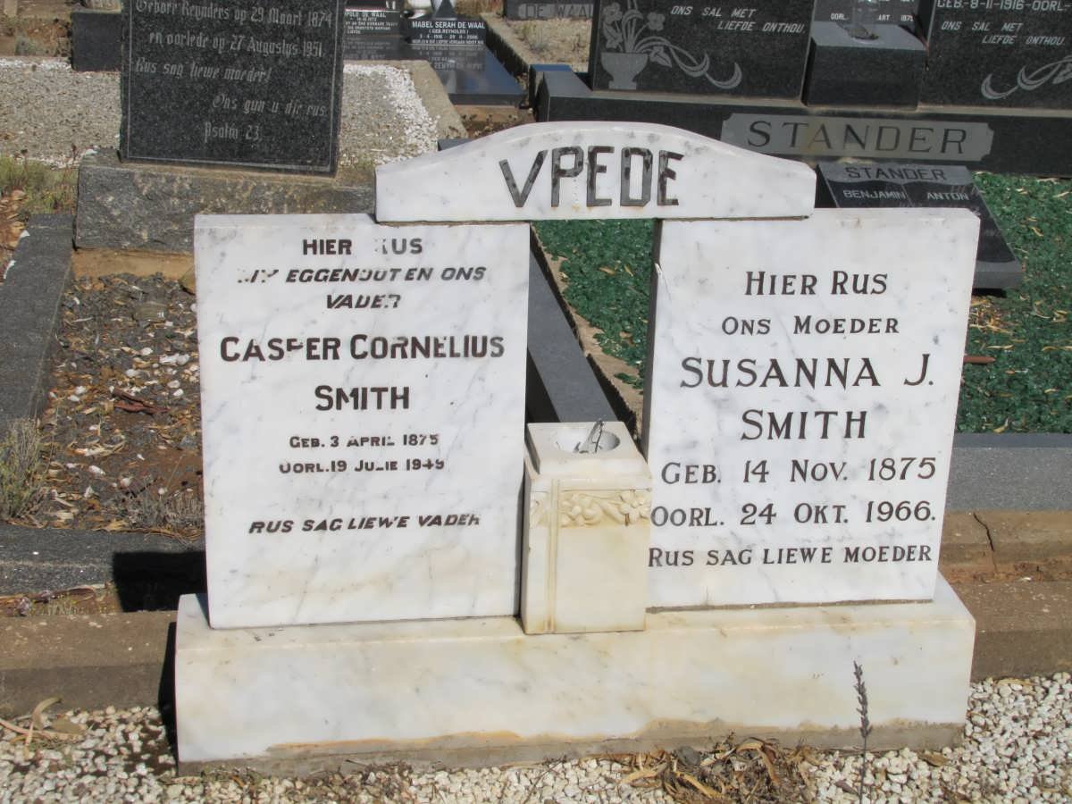 SMITH Casper Cornelius 1875-1949 &amp; Susanna J. 1875-1966