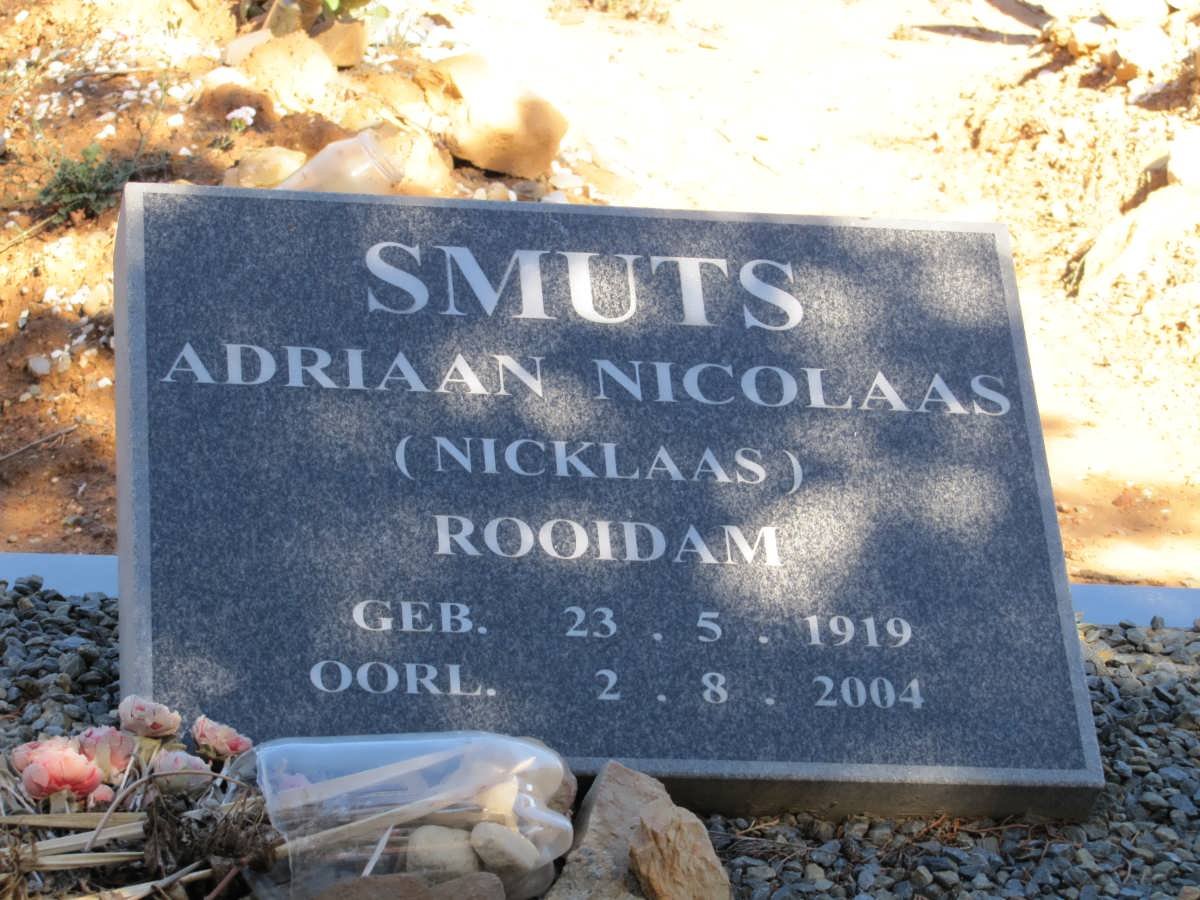 SMUTS Adriaan Nicolaas 1919-2004