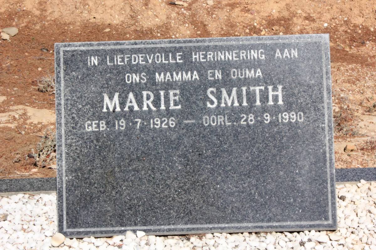 SMITH Marie 1926-1990