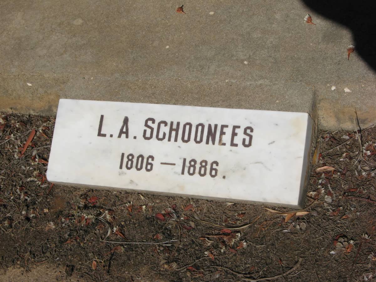SCHOONEES L.A. 1806-1886