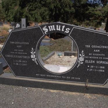 SMUTS Cornelius Mattheus 1915-2007 &amp; Ellen Sophia 1916-1984