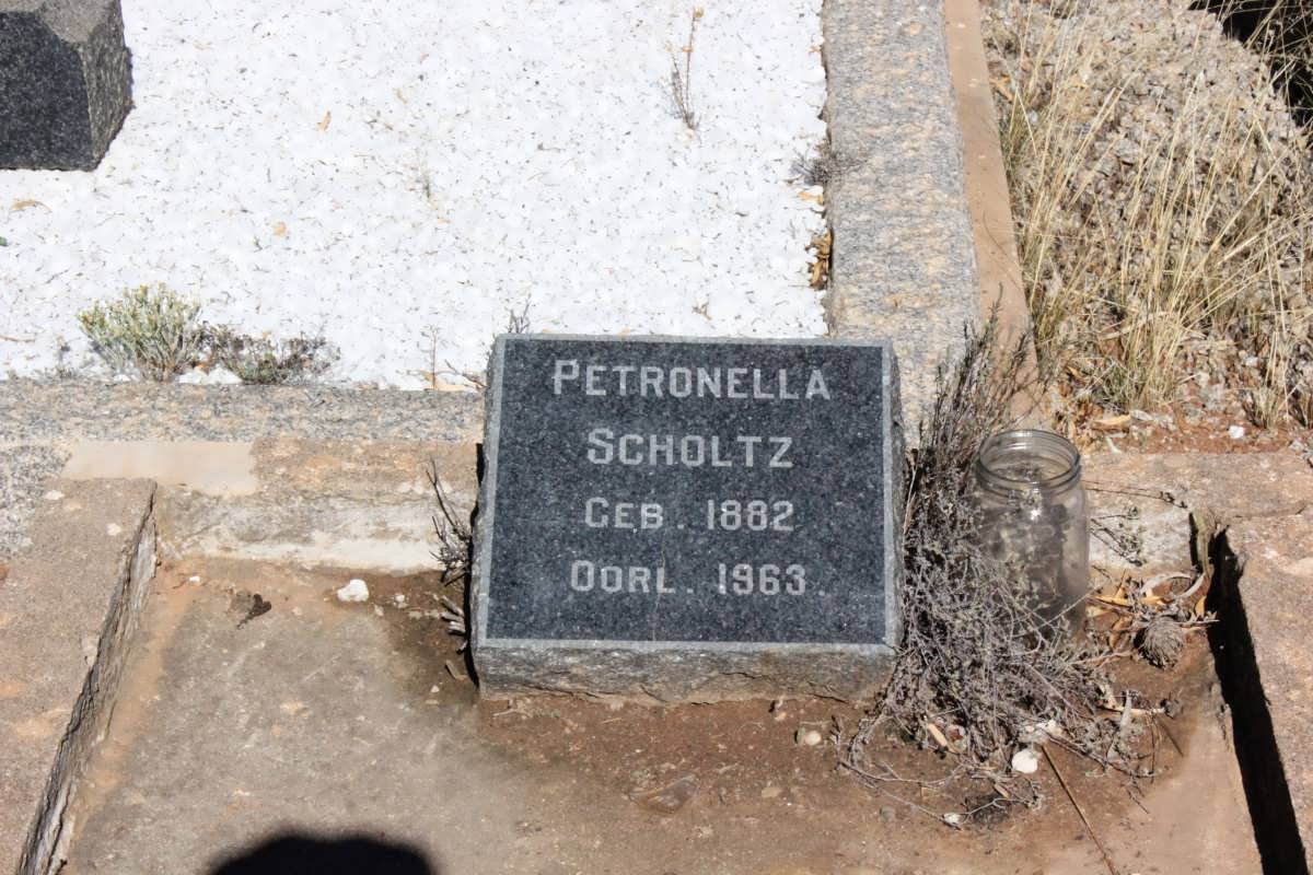 SCHOLTZ Petronella 1882-1963