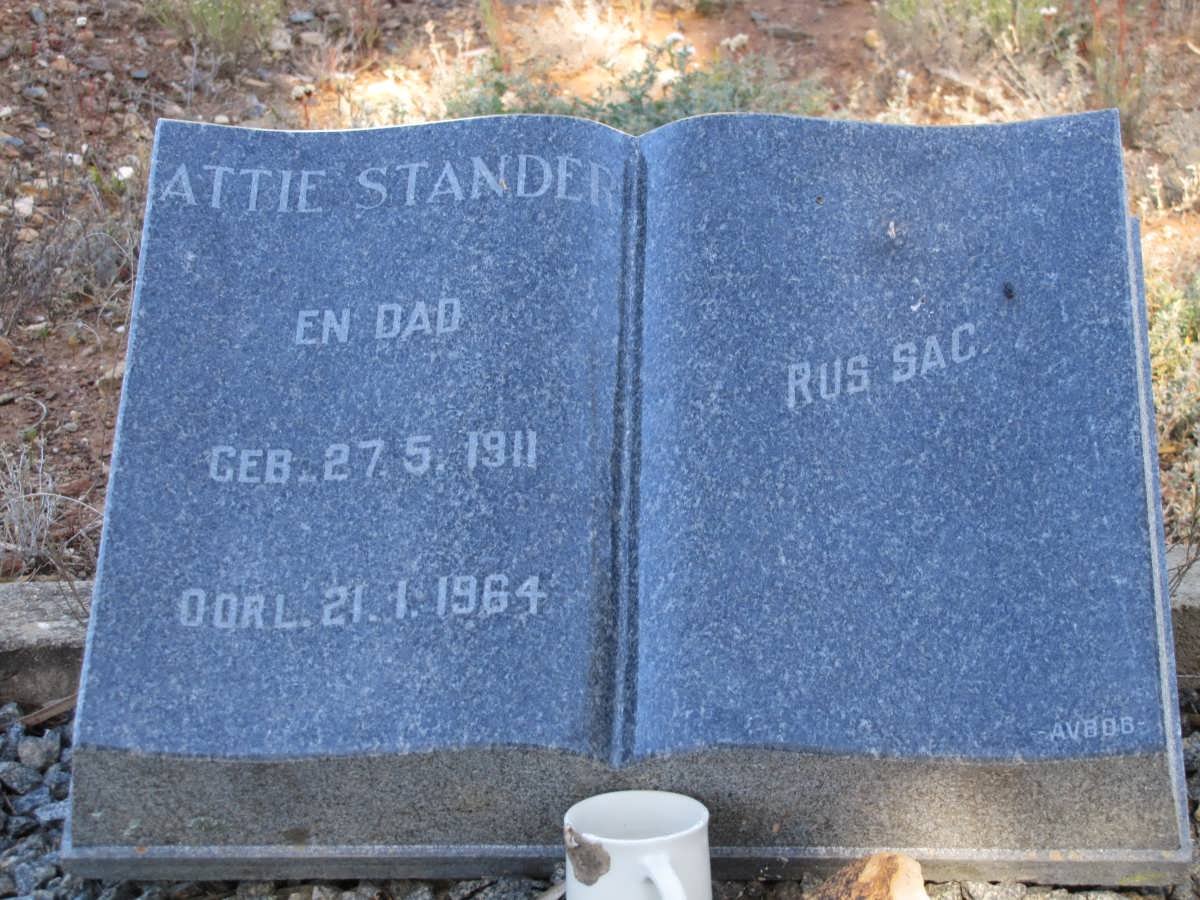 STANDER Attie 1911-1964