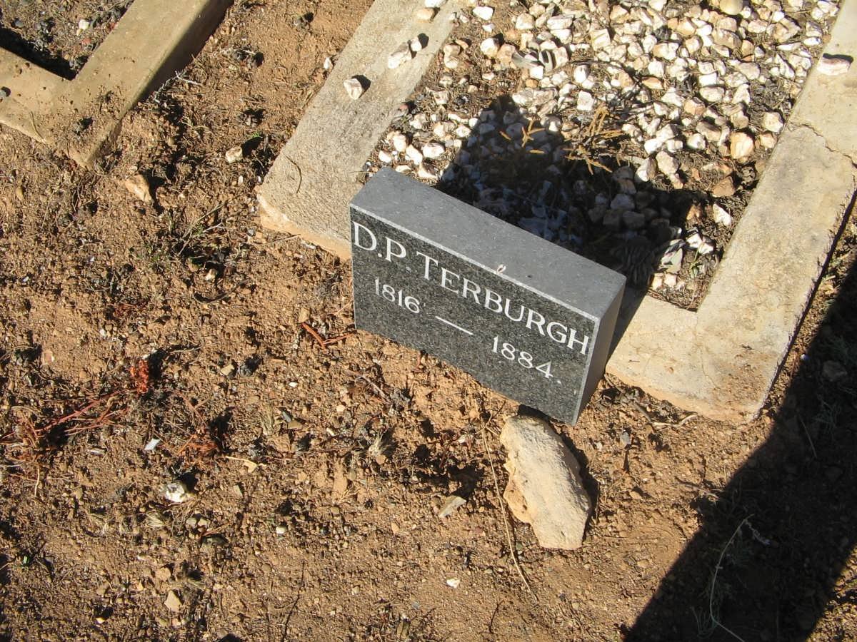 TERBURGH M.E. 1816-1898 &amp; D.P. 1816-1884