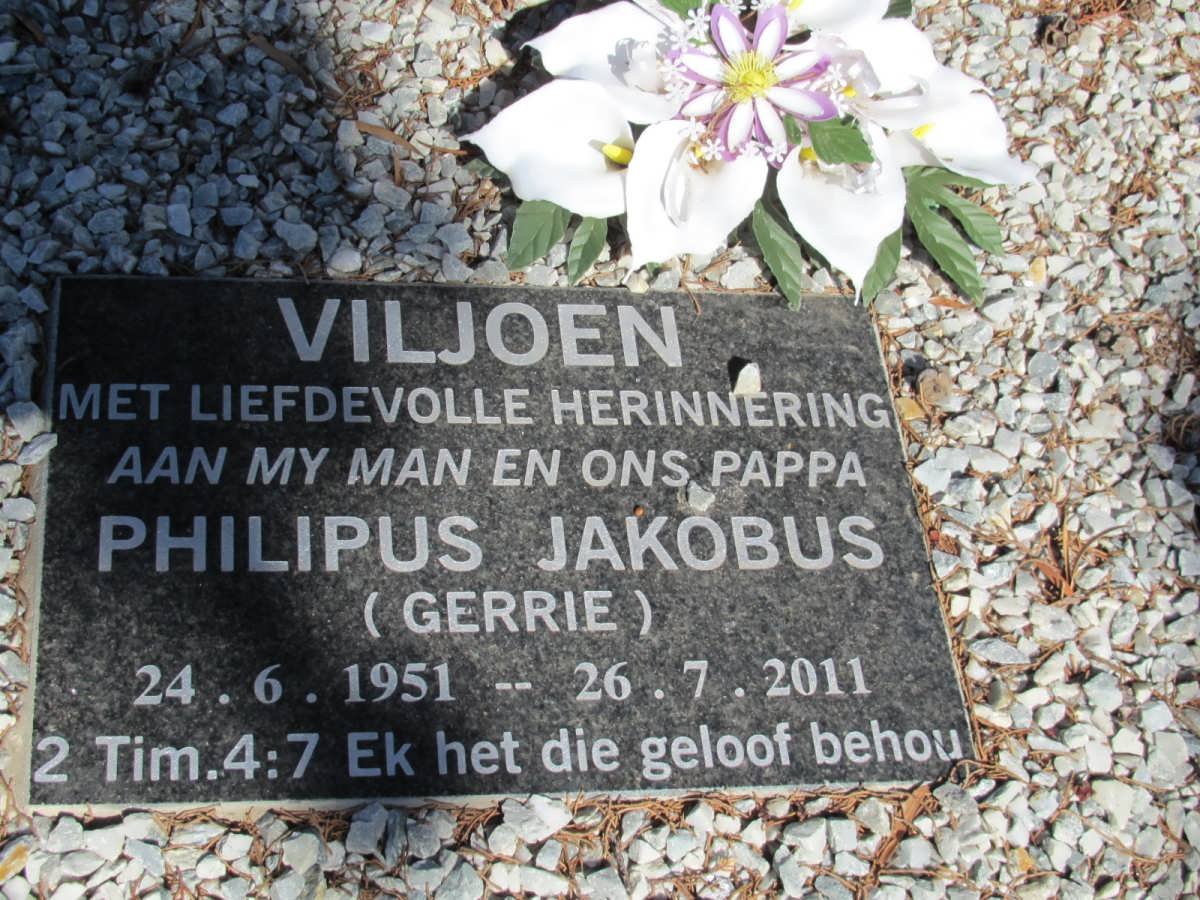 VILJOEN Philipus Jakobus 1951-2011